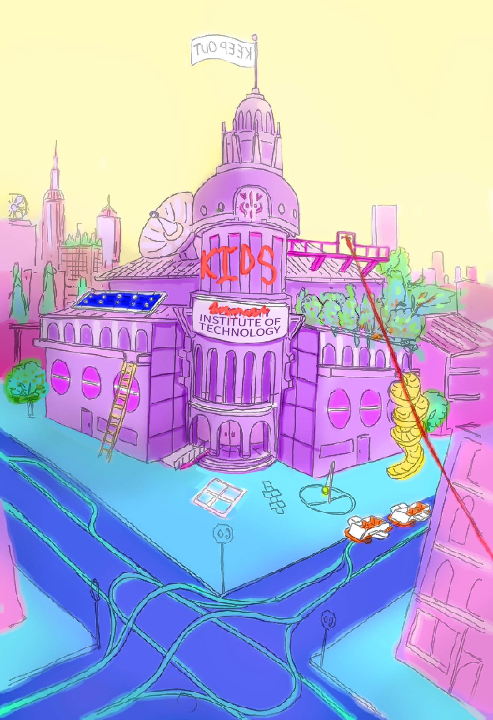 Keepout City Production Art 2